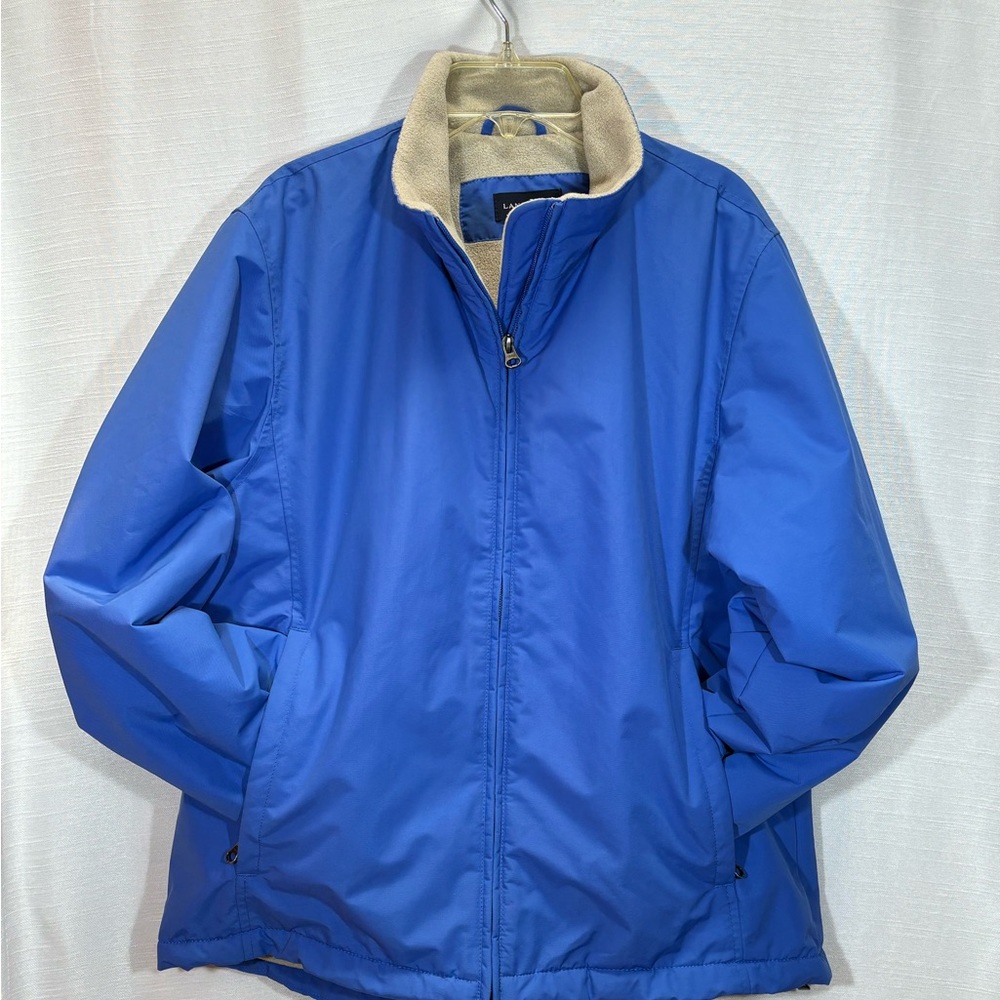 LANDS' END WOMENS FLEECE LINED INSULATED JACKET Size S (6-8) Super soft lining